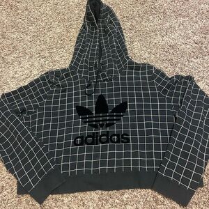 Cropped adidas hoodie